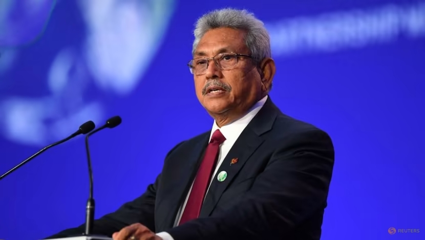 Former Sri Lankan president Gotabaya Rajapaksa. (Andy Buchanan/Pool via REUTERS)
