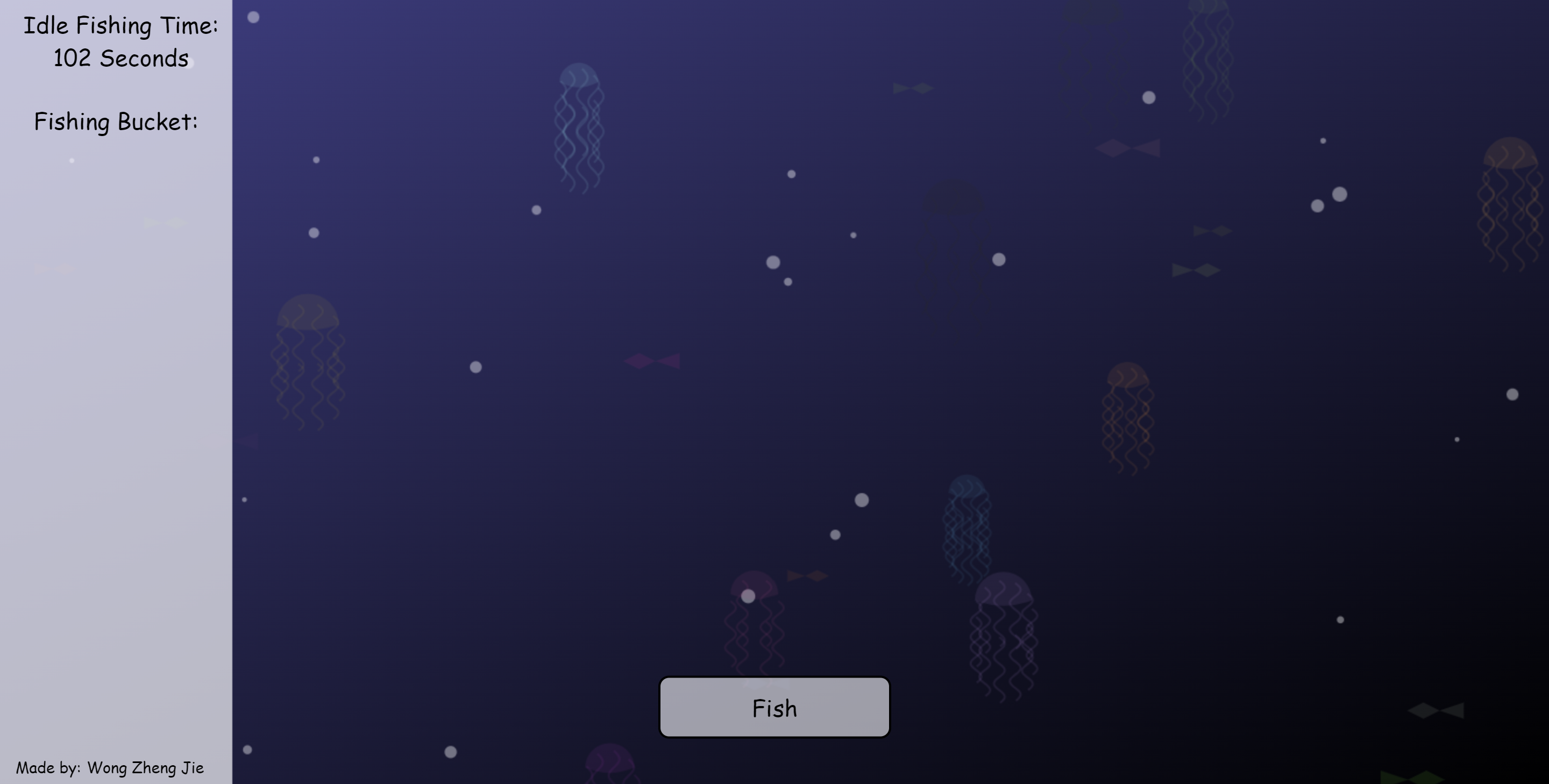 You have been fishing for 102 secs